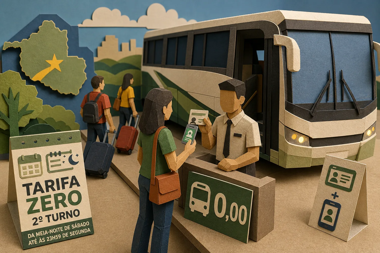Ônibus intermunicipais terão tarifa zero durante o 2º turno em Rondônia