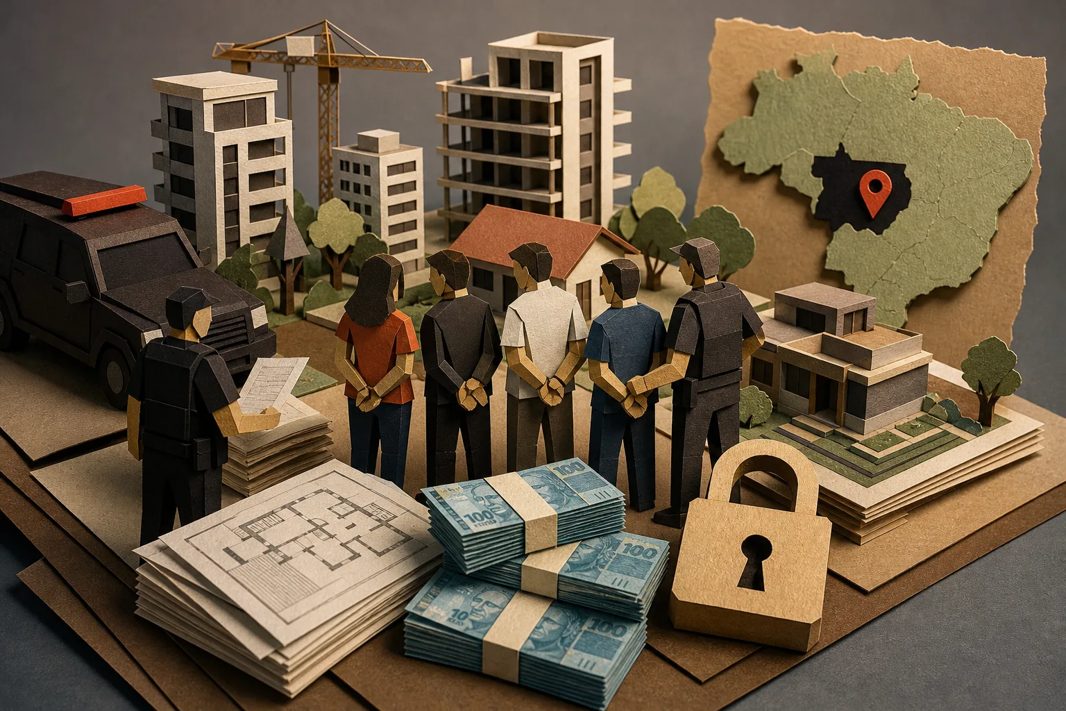 Operação do Gaeco prende cinco e bloqueia R$ 80 milhões em esquema imobiliário em Sinop