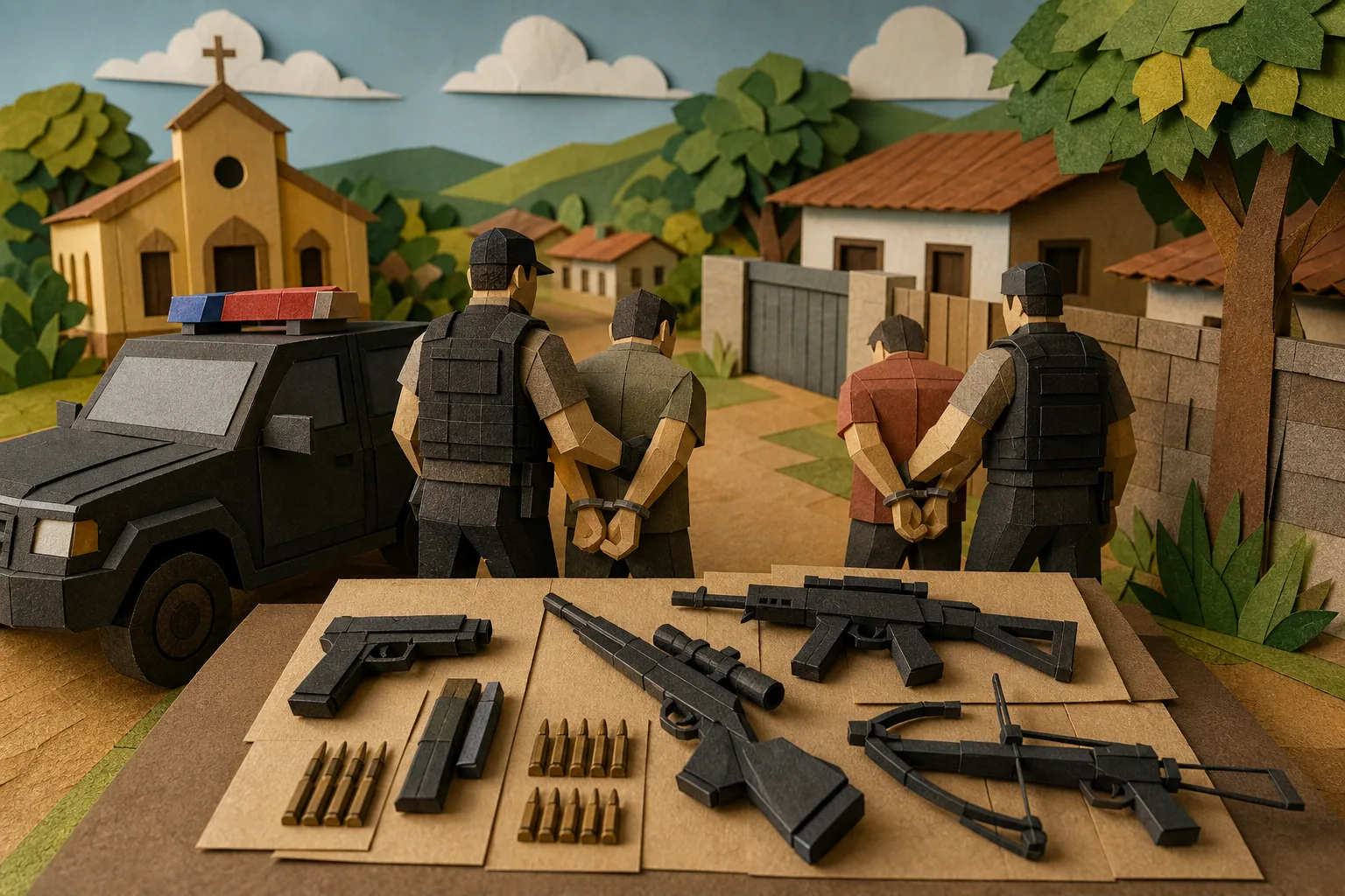 Operação no Brejo Paraibano captura lideranças criminosas e recolhe arsenal