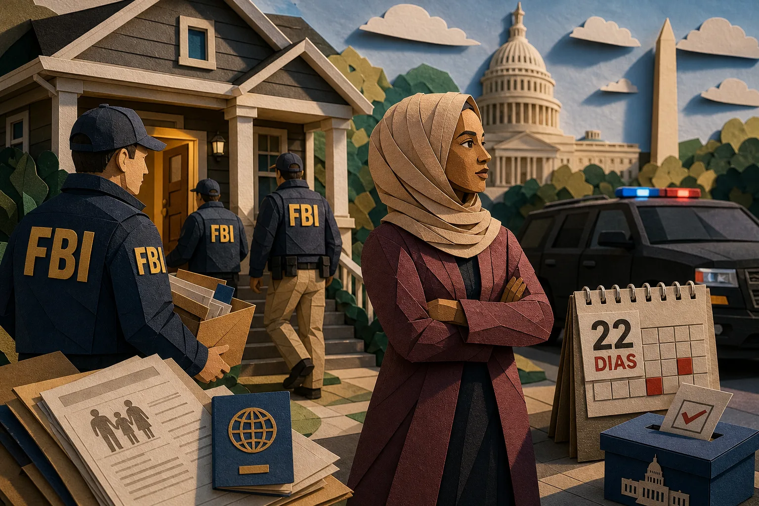 Operação policial mira imóvel da deputada Ilhan Omar perto de Washington
