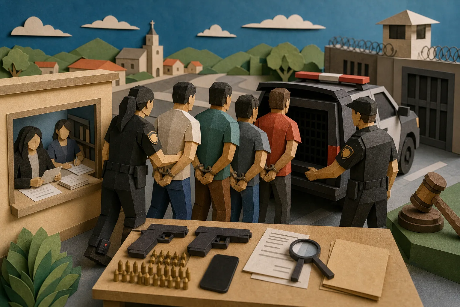 Operação policial prende quatro homens por crimes contra mulheres em Caruaru