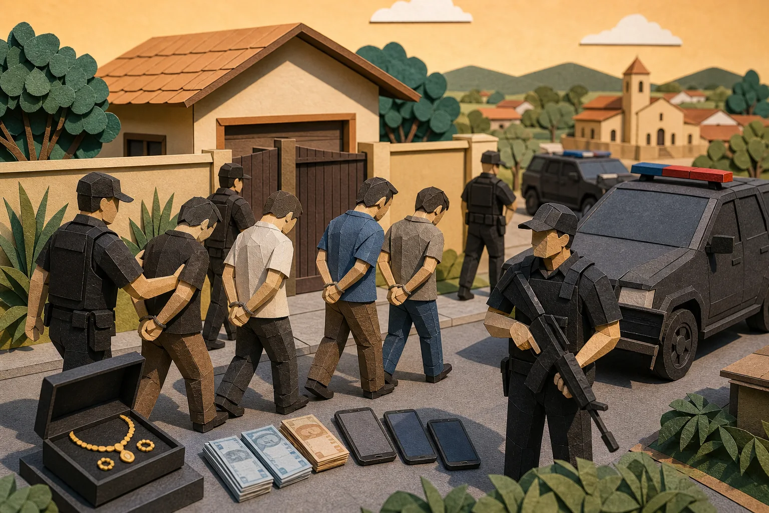 Operação prende quatro investigados por assaltos a residências de lideranças na Paraíba