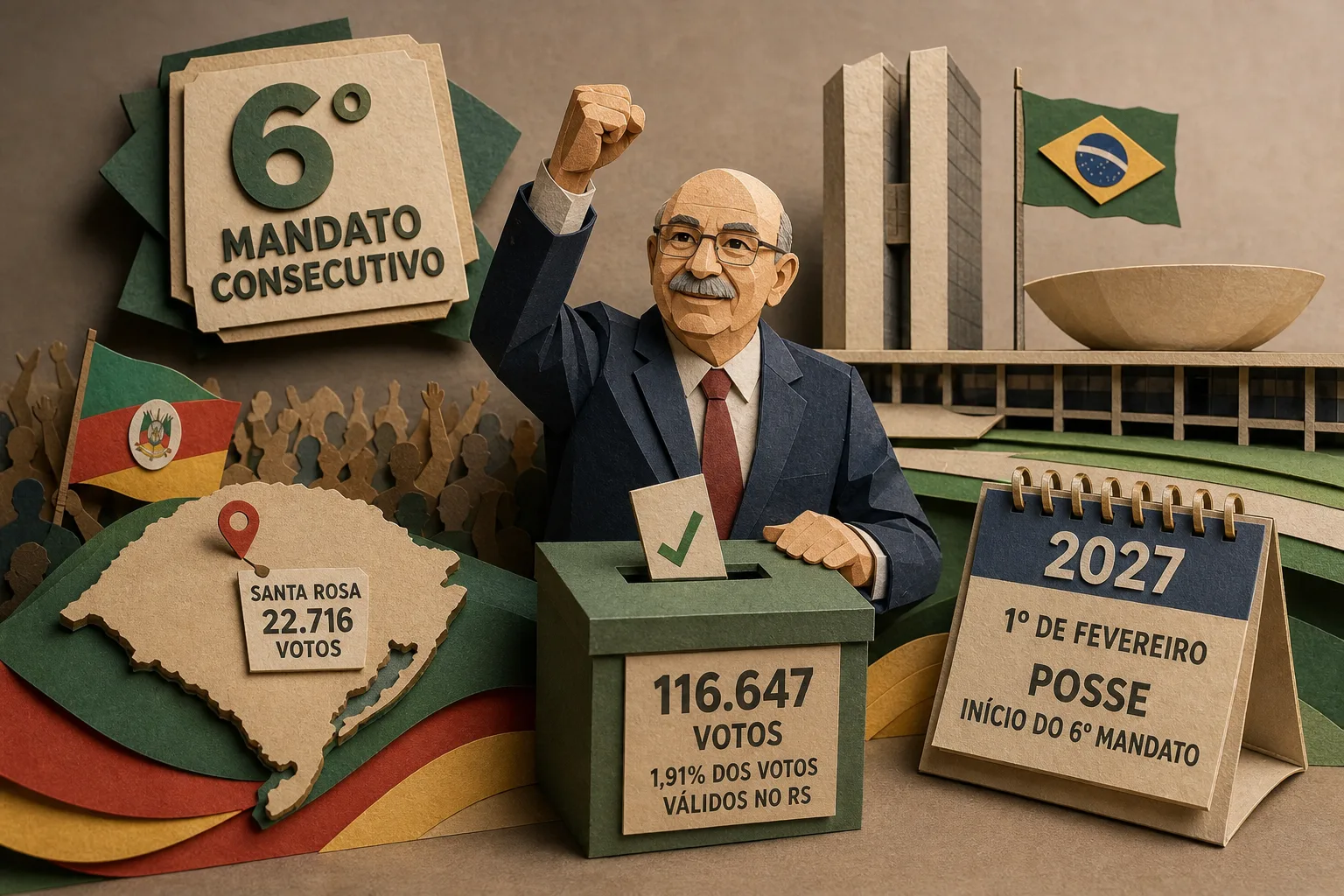 Osmar Terra garante sexto mandato consecutivo na Câmara dos Deputados