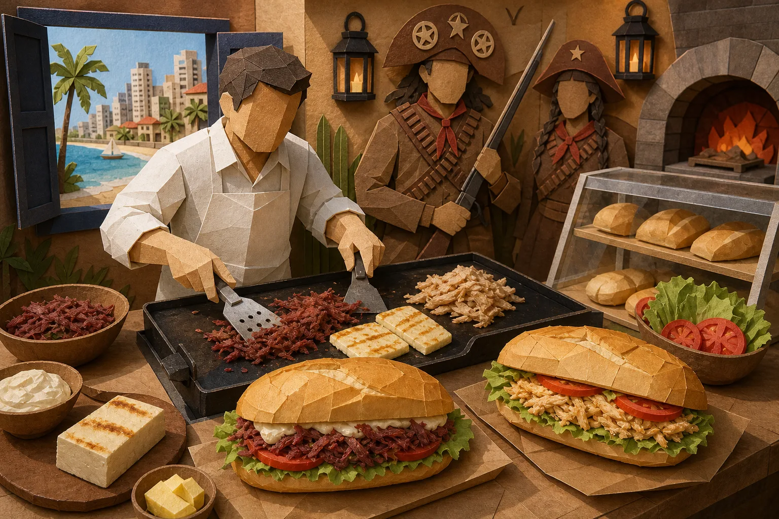 Padaria em Fortaleza cria lanches inspirados no cangaço com ingredientes regionais