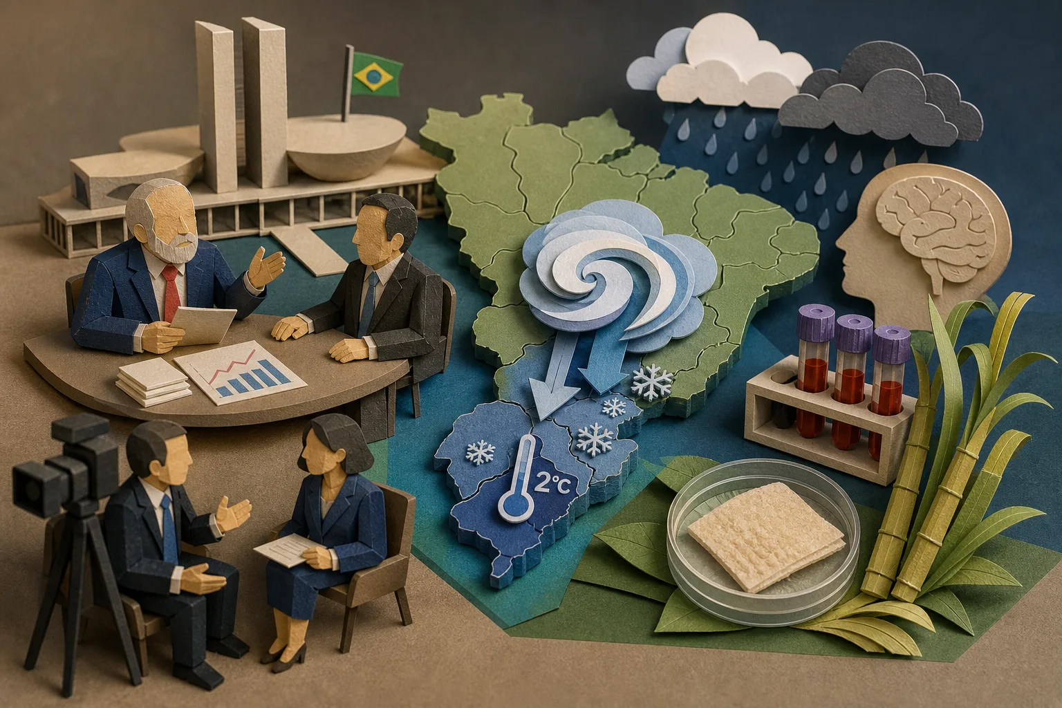 Panorama do dia reúne cenário político, onda de frio no país e avanços em saúde