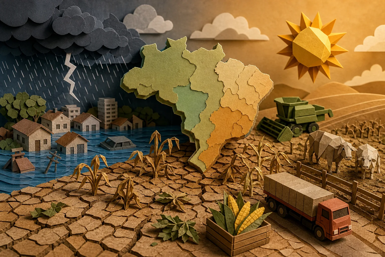 Passagem do El Niño atinge milhões de pessoas e castiga o agronegócio nacional