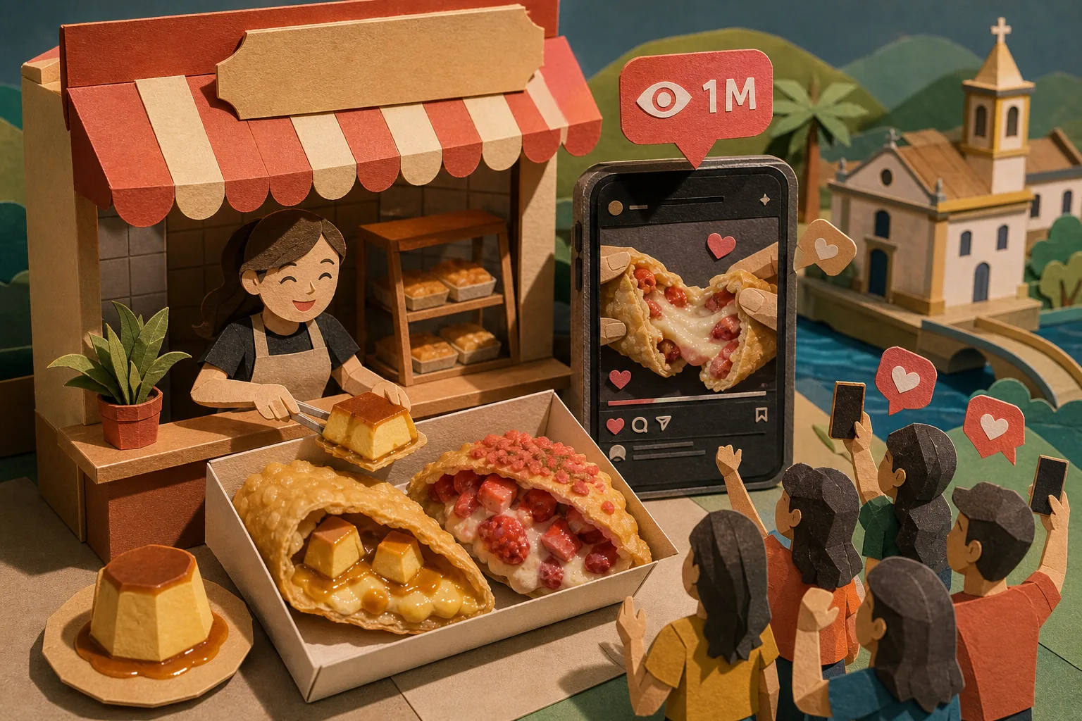 Pastelaria em Pindamonhangaba faz sucesso na internet com recheios inusitados