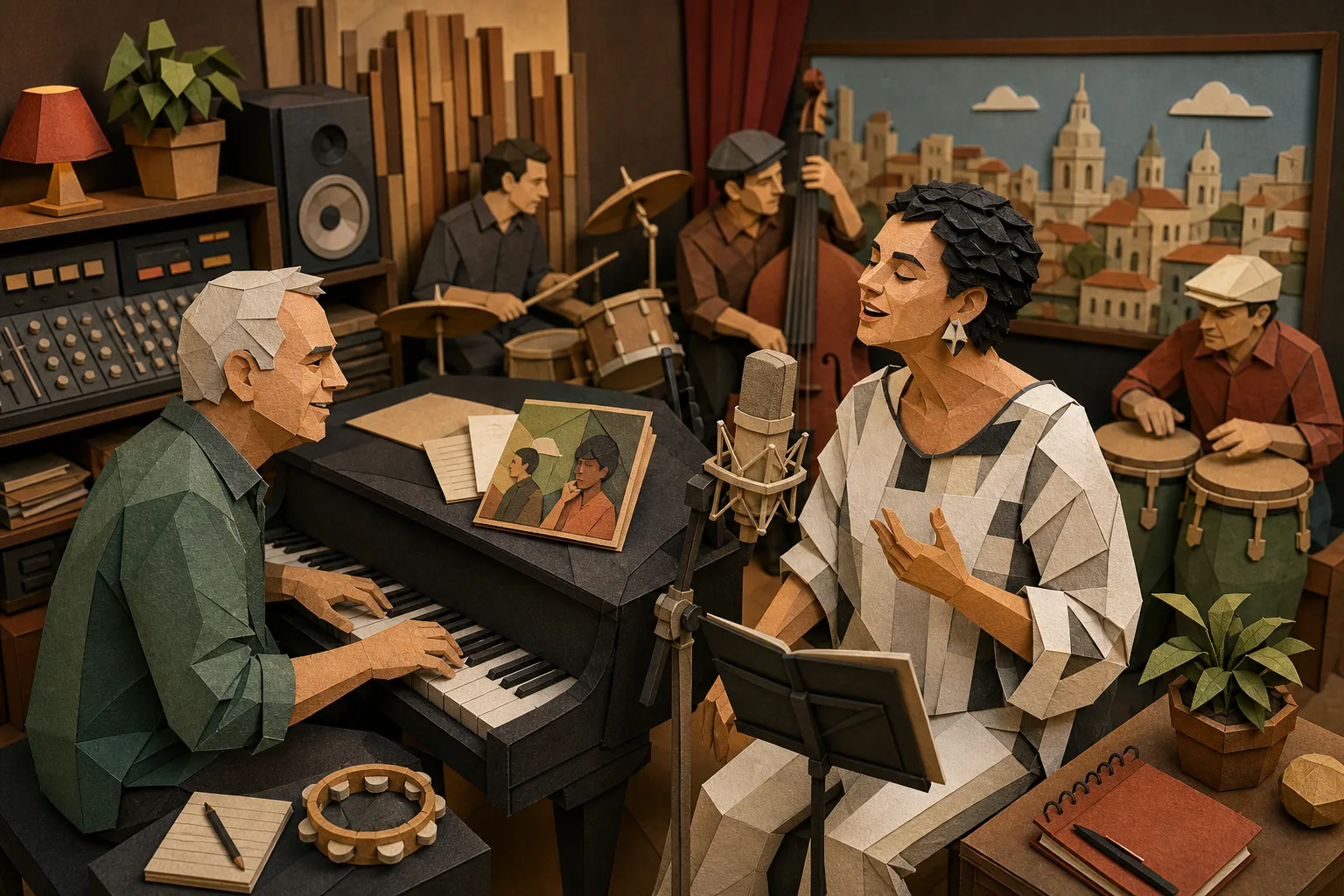 Paula Santoro finaliza em Madri gravação de álbum dedicado ao Clube da Esquina