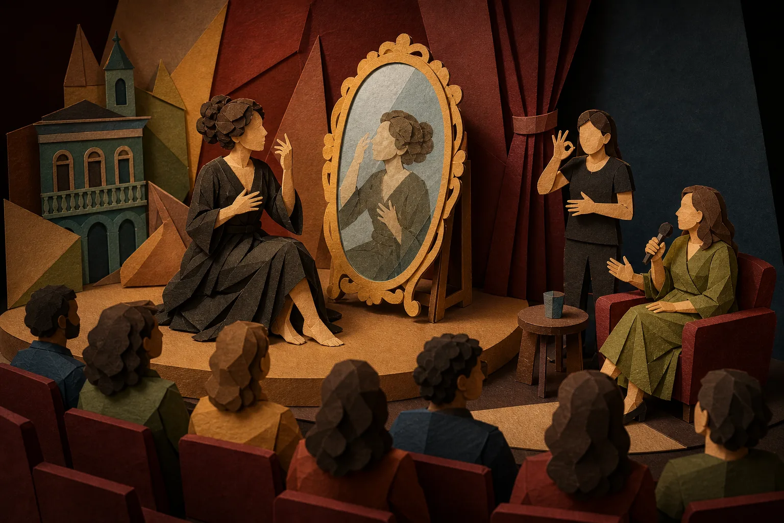 Peça A Mulher no Espelho encerra circulação pelo Nordeste no Teatro Sesc de São Luís