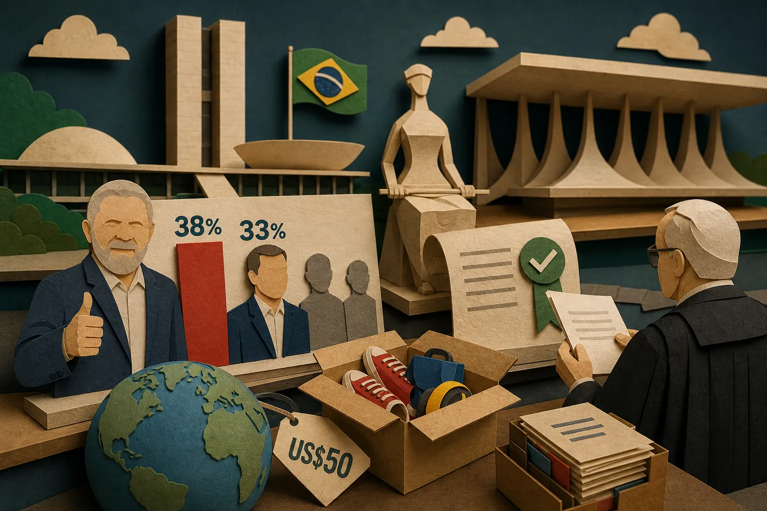 Pesquisa eleitoral aponta Lula à frente e Congresso zera imposto de importação