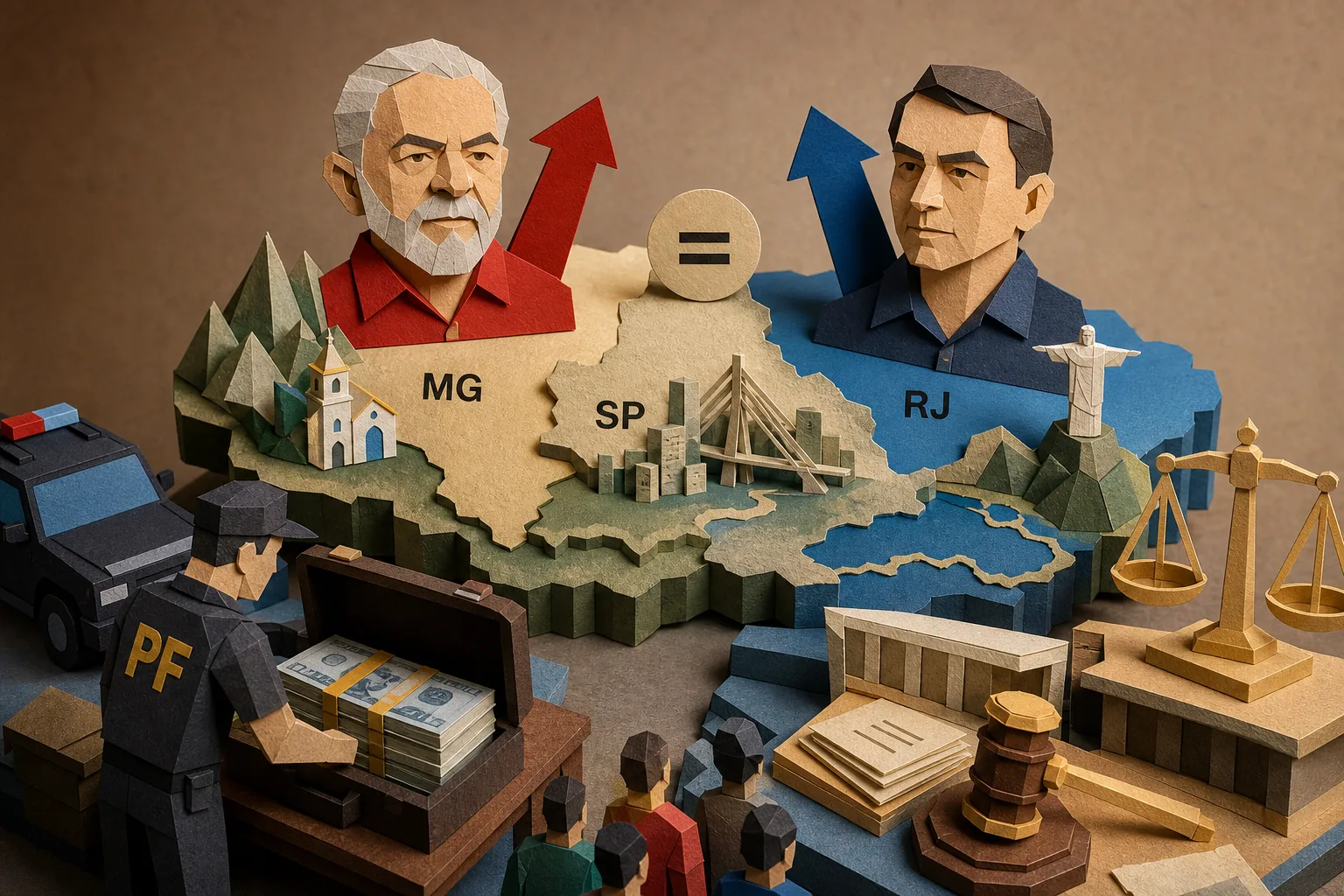 Pesquisas apontam disputa acirrada entre Lula e Flávio Bolsonaro no Sudeste
