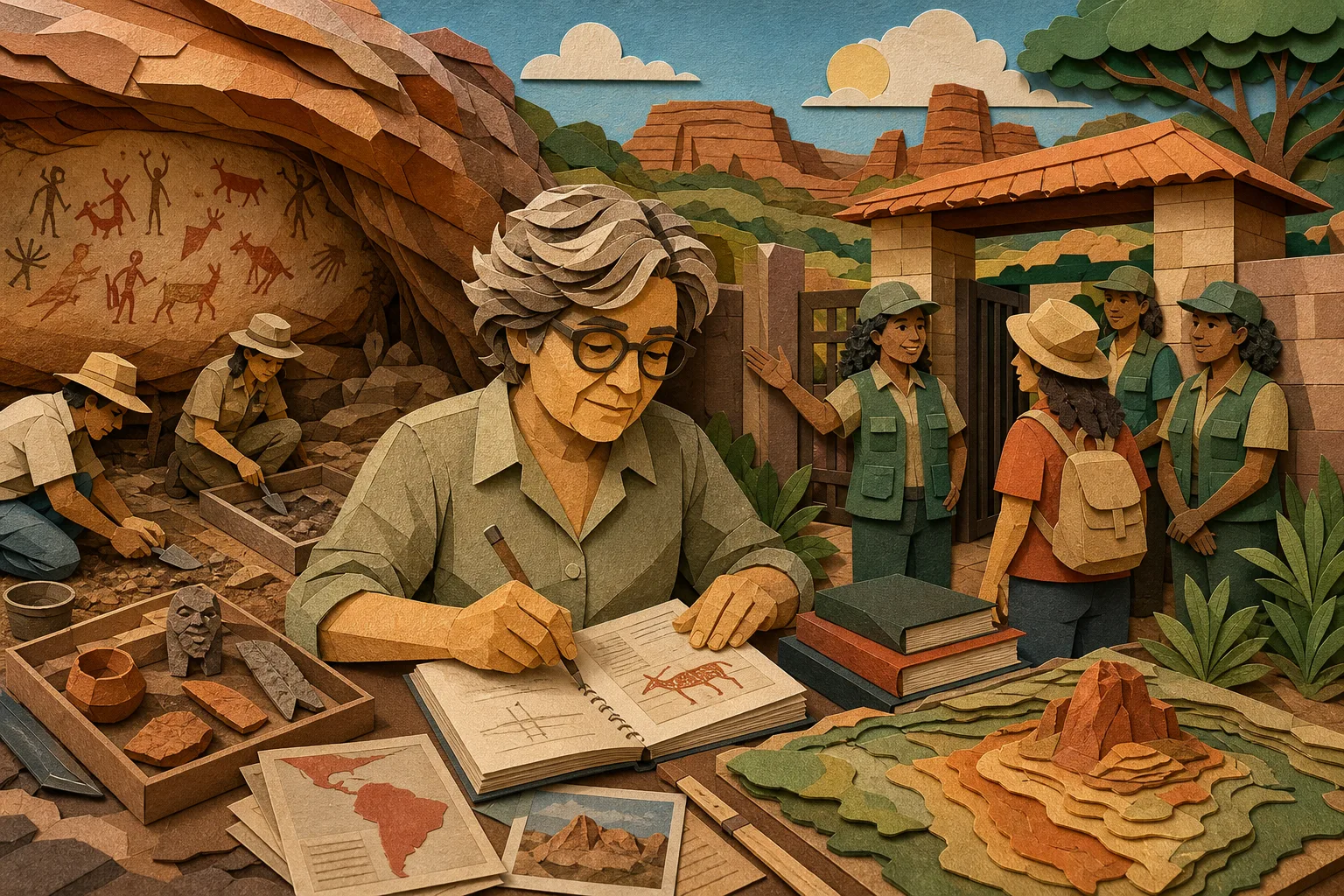 Pesquisas de Niède Guidon consolidaram parque arqueológico e impacto social no Piauí