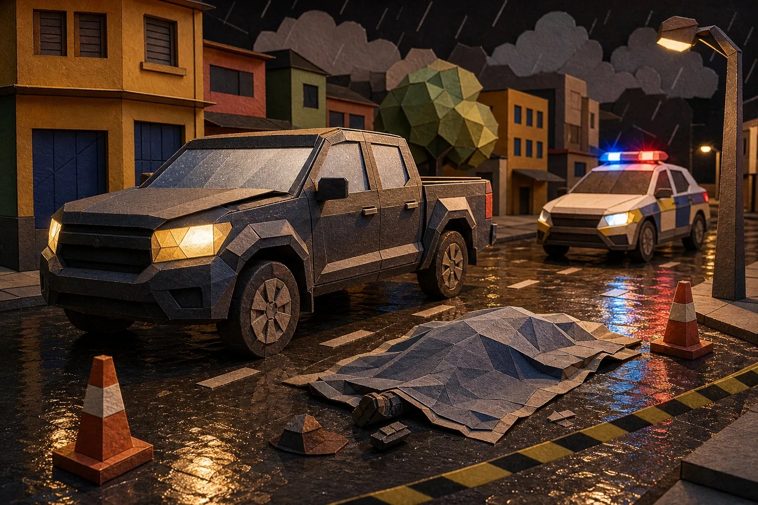Pessoa deitada em via pública morre após ser atingida por automóvel em Juiz de Fora