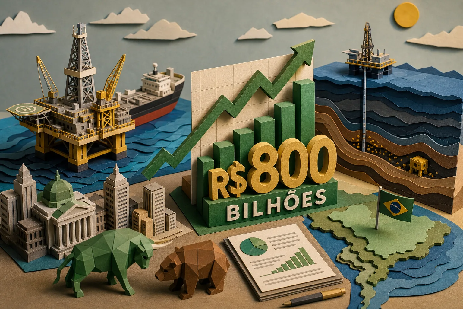 Petrobras atinge marca inédita de R$ 800 bilhões em valor de mercado na Bolsa