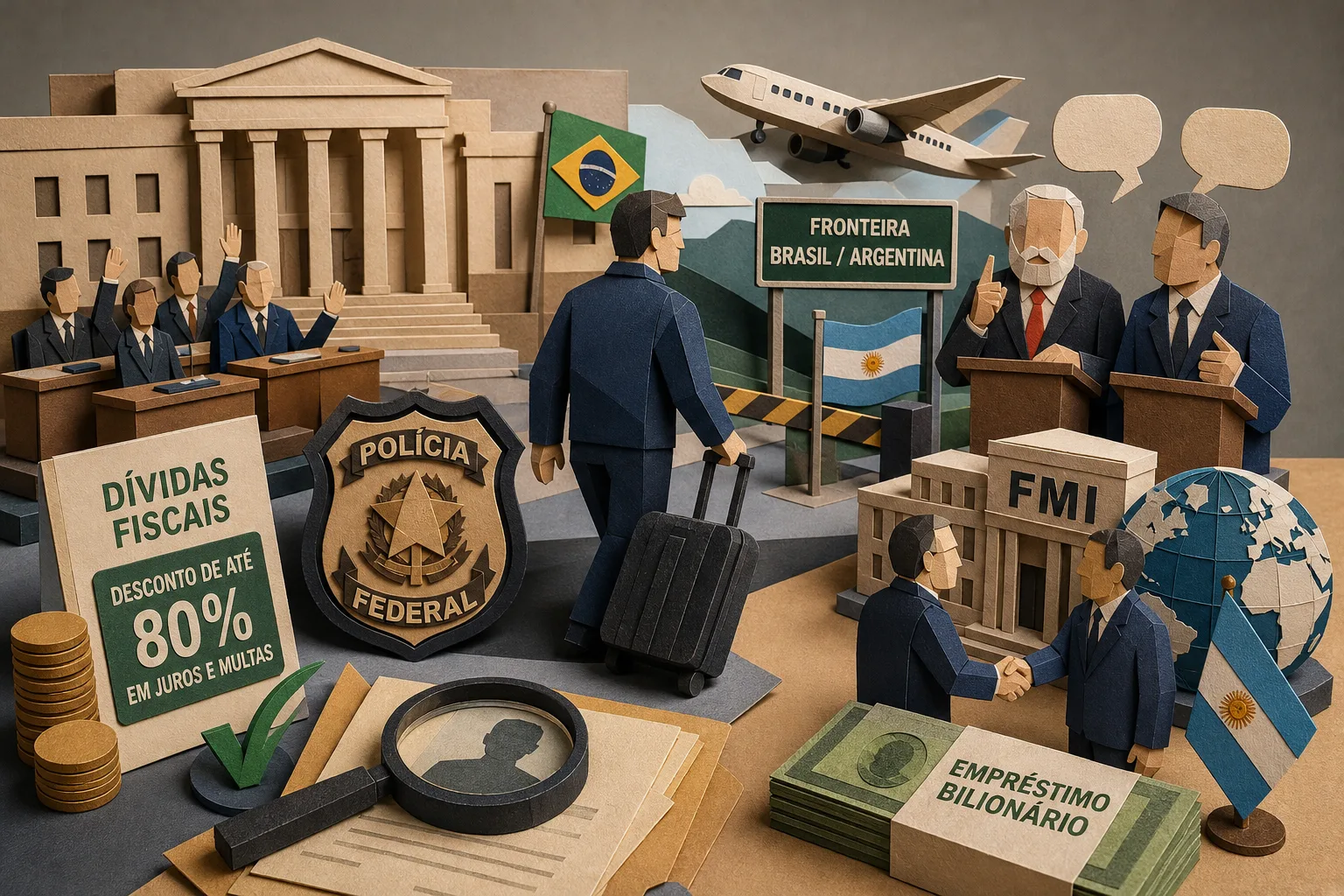 PF investiga viagem de Flávio Bolsonaro e Goiás aprova desconto em dívidas fiscais