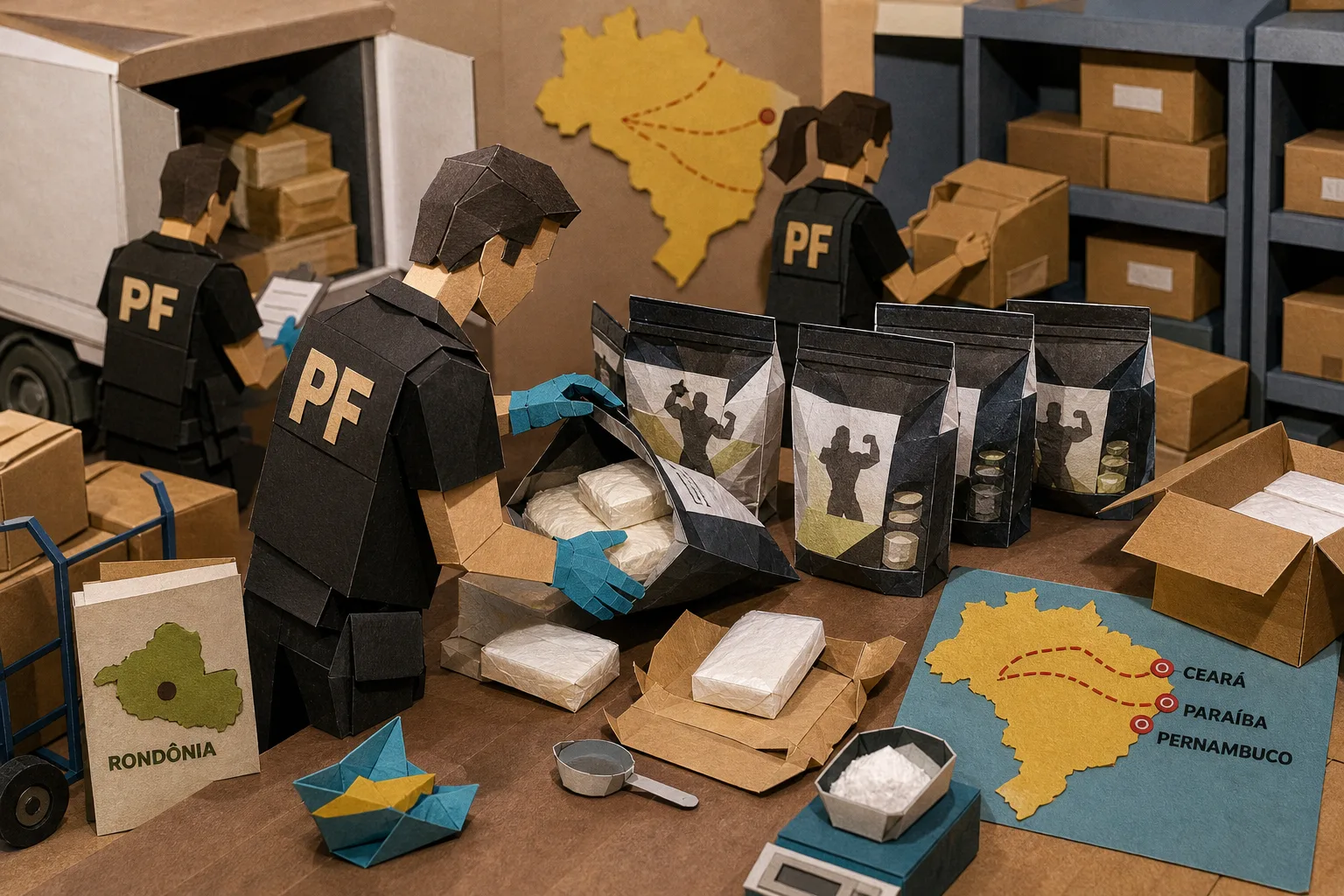 PF mira esquema de envio interestadual de drogas camufladas em suplementos