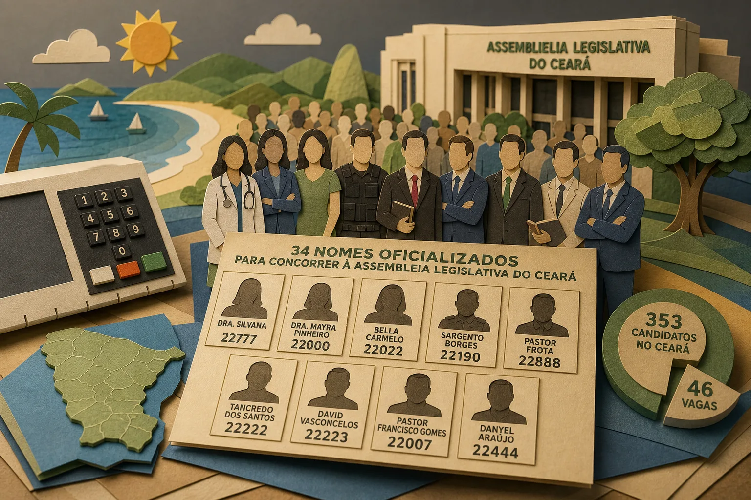 PL oficializa 34 nomes para concorrer a vagas na Assembleia Legislativa do Ceará