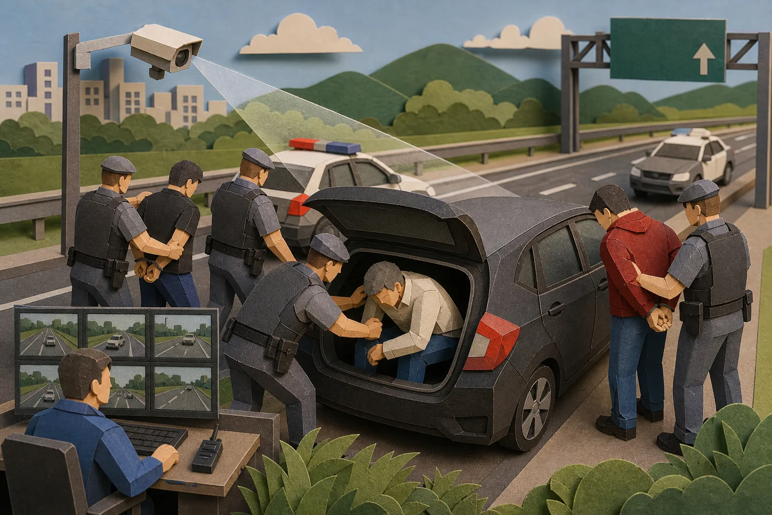 PM liberta homem sequestrado e prende três suspeitos na rodovia Mogi-Dutra
