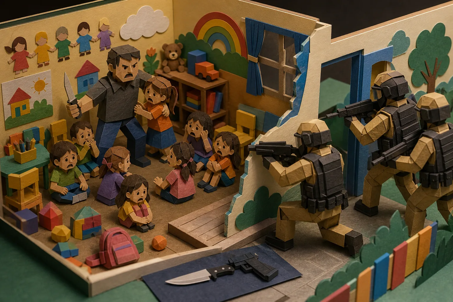 PM mata homem armado que manteve treze crianças reféns em creche de Curitiba