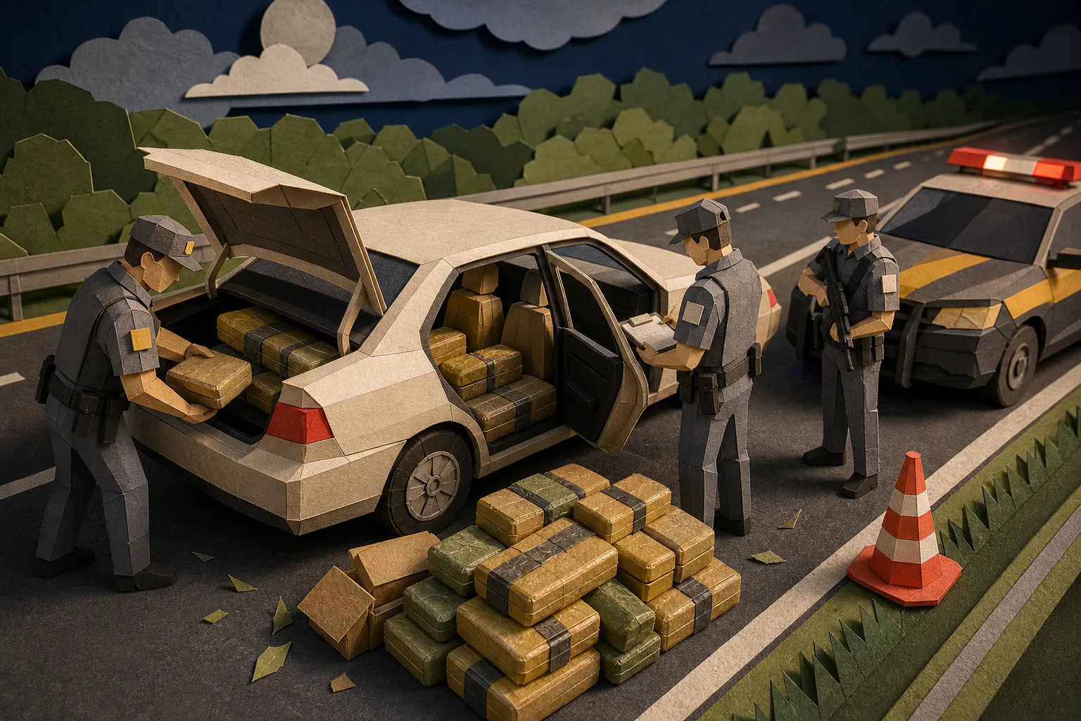 PM Rodoviária intercepta veículo com 527 quilos de drogas na Raposo Tavares