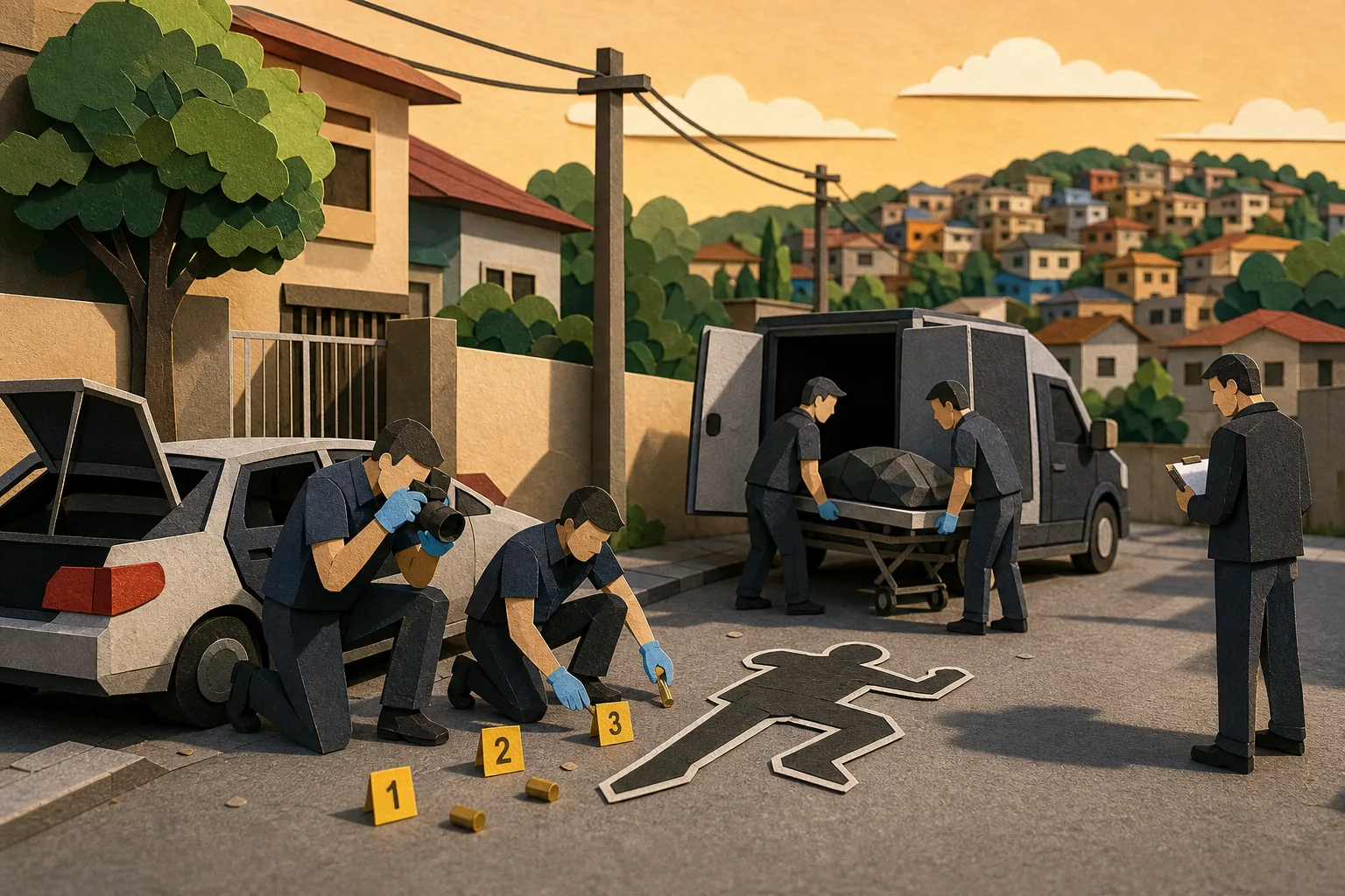 Polícia apura homicídio a tiros no bairro Três Poços em Volta Redonda