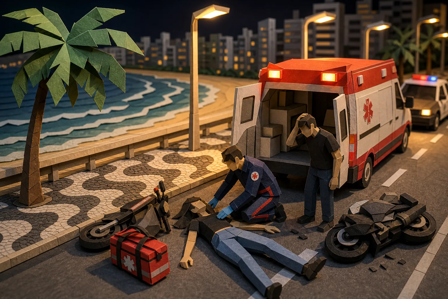 Polícia Civil apura morte de mulher após briga de casal em Praia Grande