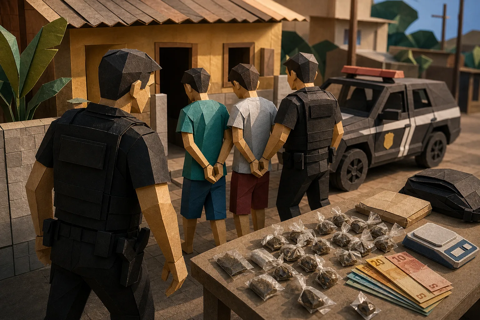 Polícia Civil cumpre mandados e apreende jovens ligados a facção em Aldeias Altas