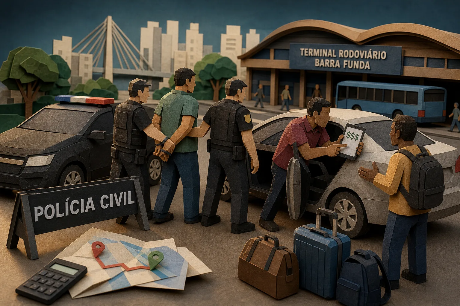 Polícia Civil desarticula esquema de extorsão contra passageiros na Zona Oeste de SP
