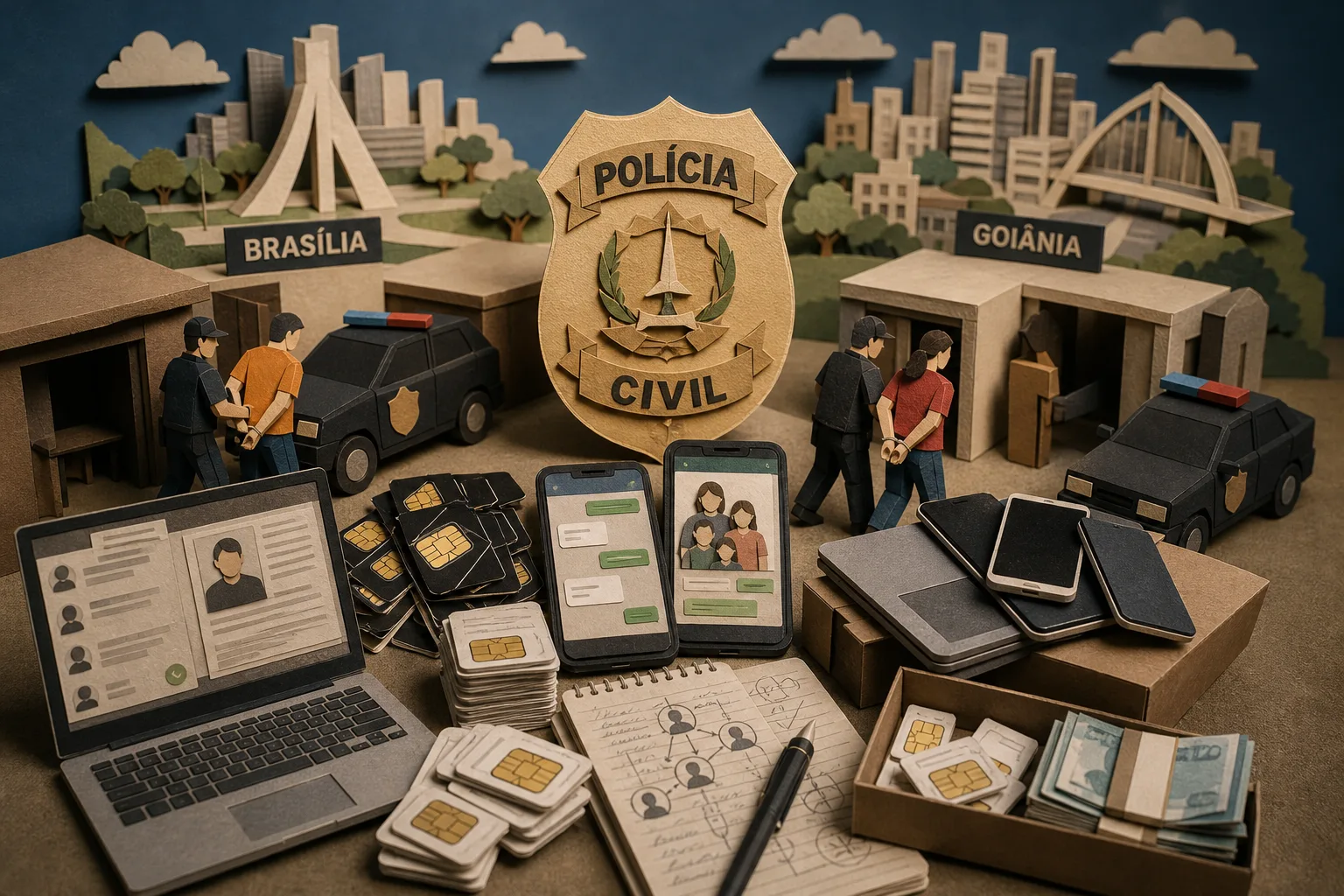 Polícia Civil desarticula grupo que fornecia estrutura para fraudes em aplicativos