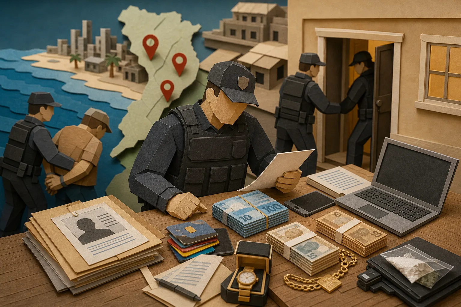 Polícia Civil mira esquema de narcotráfico e ocultação de bens em Sergipe