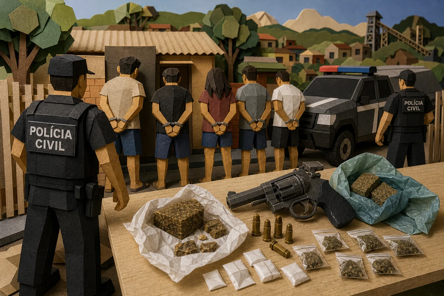 Polícia Civil prende cinco integrantes de grupos criminosos no sudeste do Pará