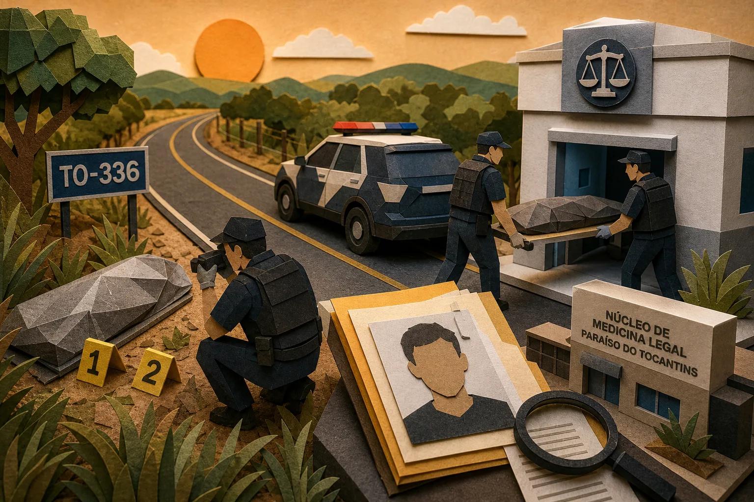 Polícia confirma identidade de jovem de 25 anos achado morto na TO-336