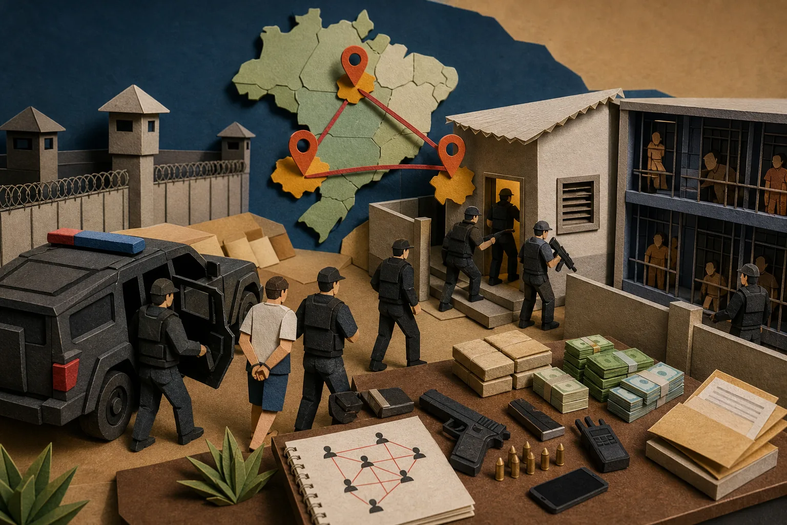 Polícia cumpre mandados contra ramificação de facção criminosa no Distrito Federal