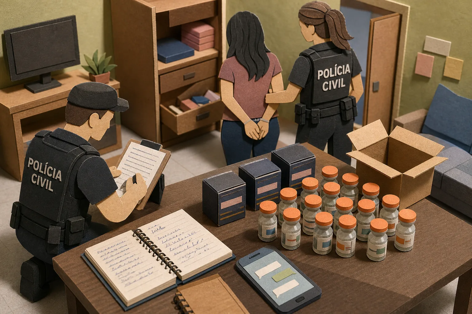 Polícia detém mulher por venda clandestina de tirzepatida nas redes sociais em SP