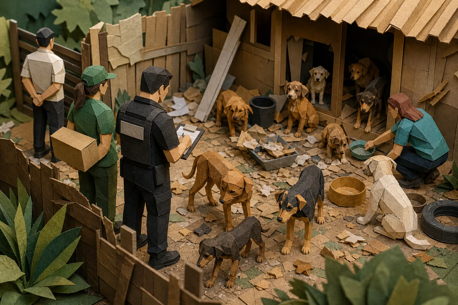 Polícia do Acre apura suspeita de abandono e negligência contra 15 cachorros