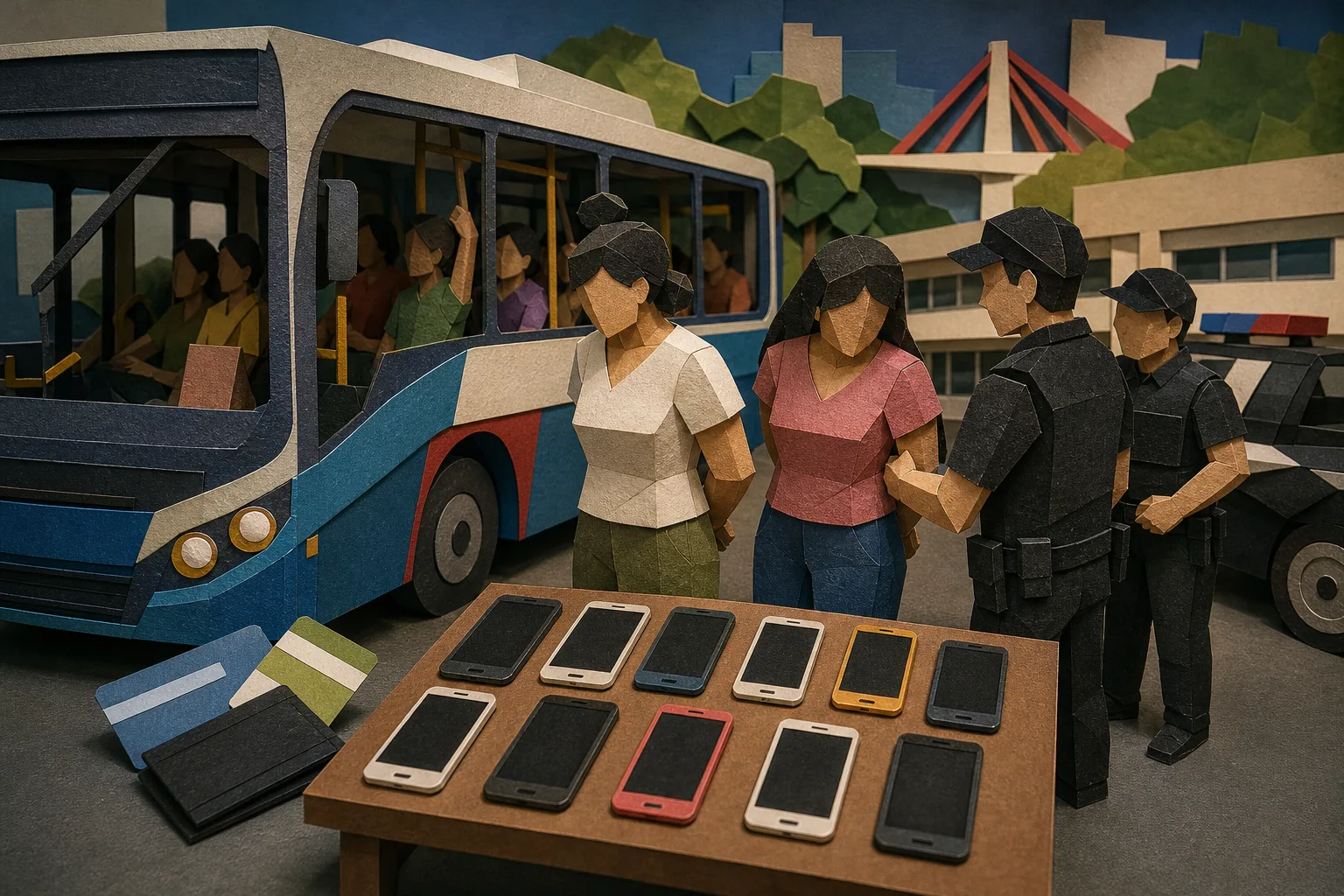 Polícia do ES detém mulheres ligadas a esquema de furto de celulares em ônibus
