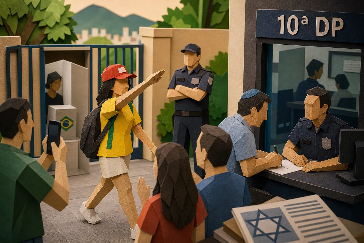 Polícia do Rio investiga mulher que fez gesto nazista em local de votação