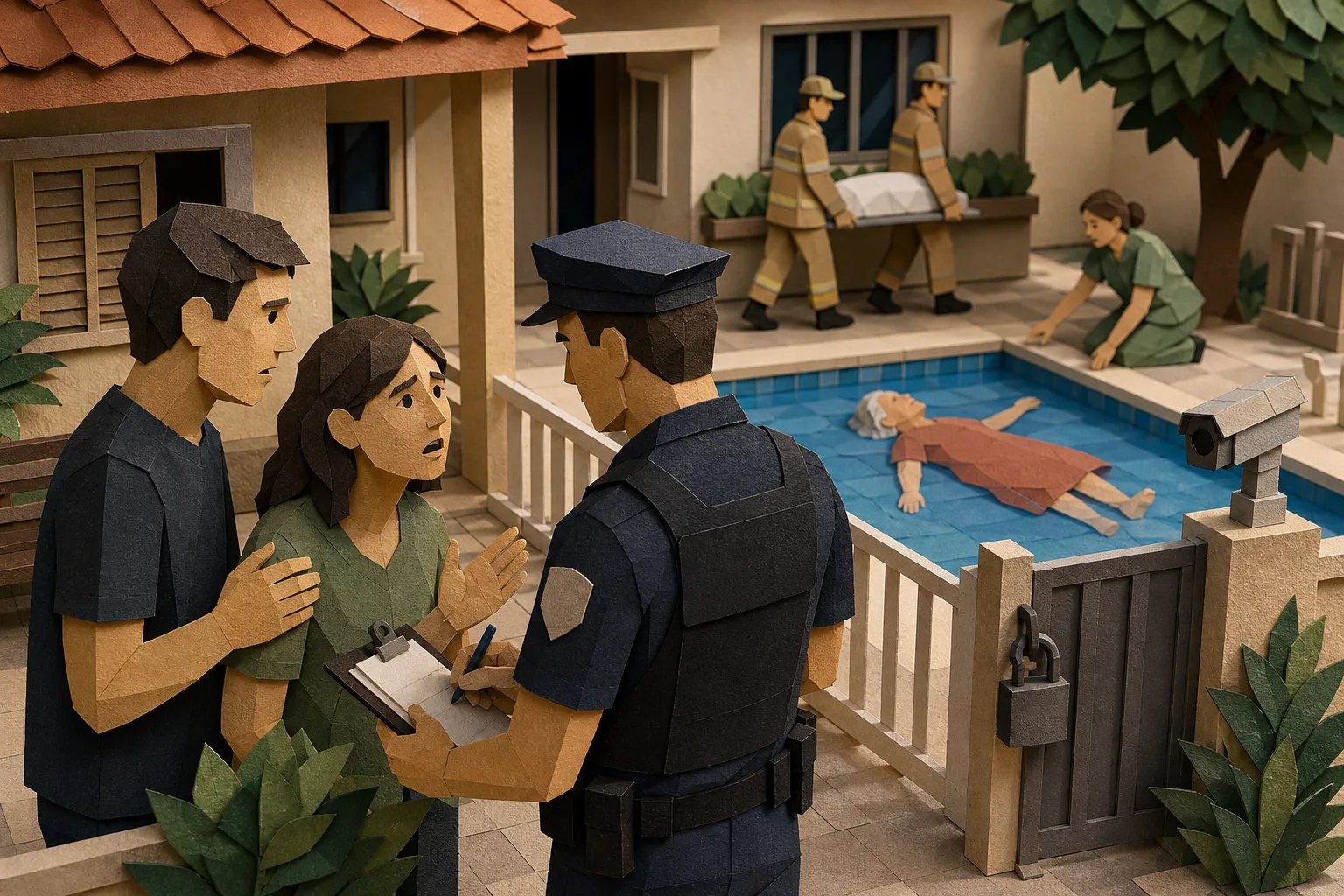 Polícia investiga morte de interna em piscina de asilo em Cabo Frio