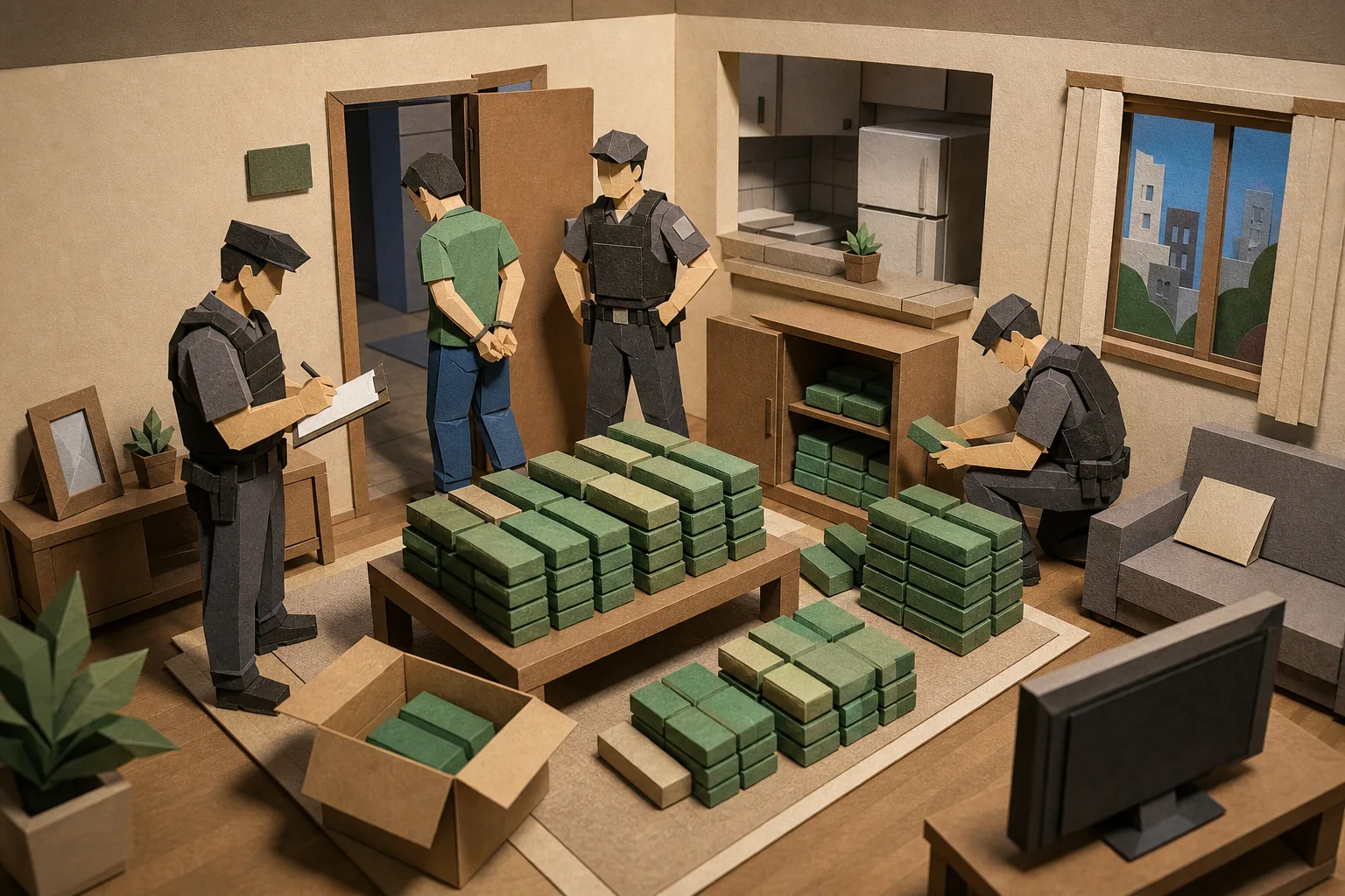 Polícia localiza 94 tijolos de entorpecentes em apartamento de Mogi das Cruzes
