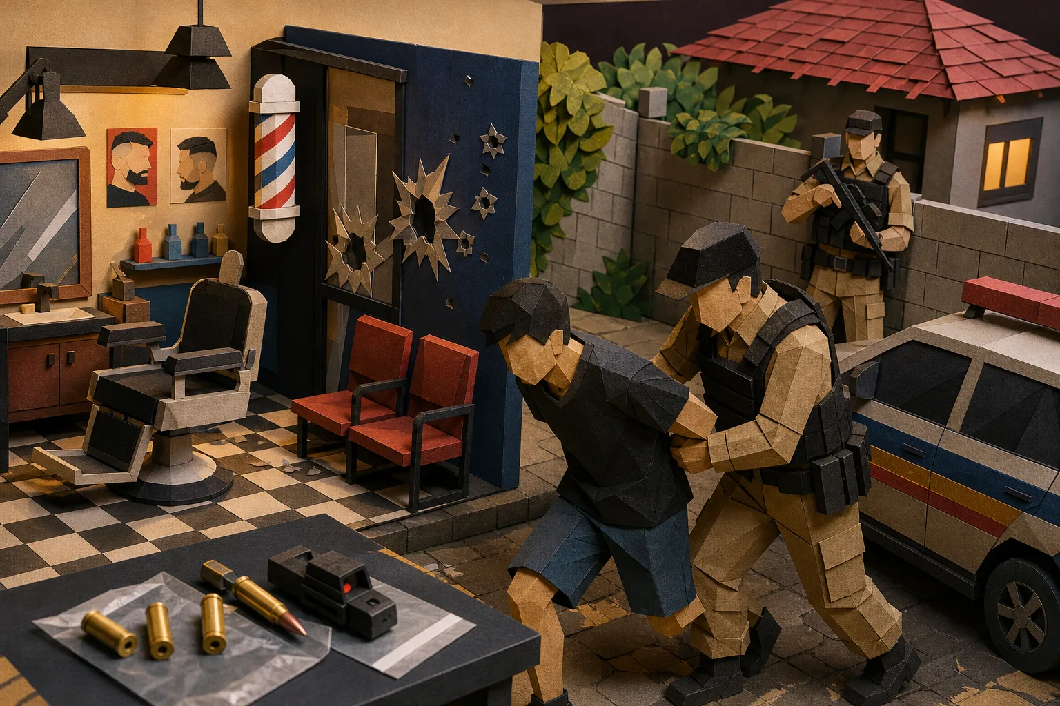 Polícia Militar detém rapaz de 22 anos após ataque a tiros em barbearia de Curvelo