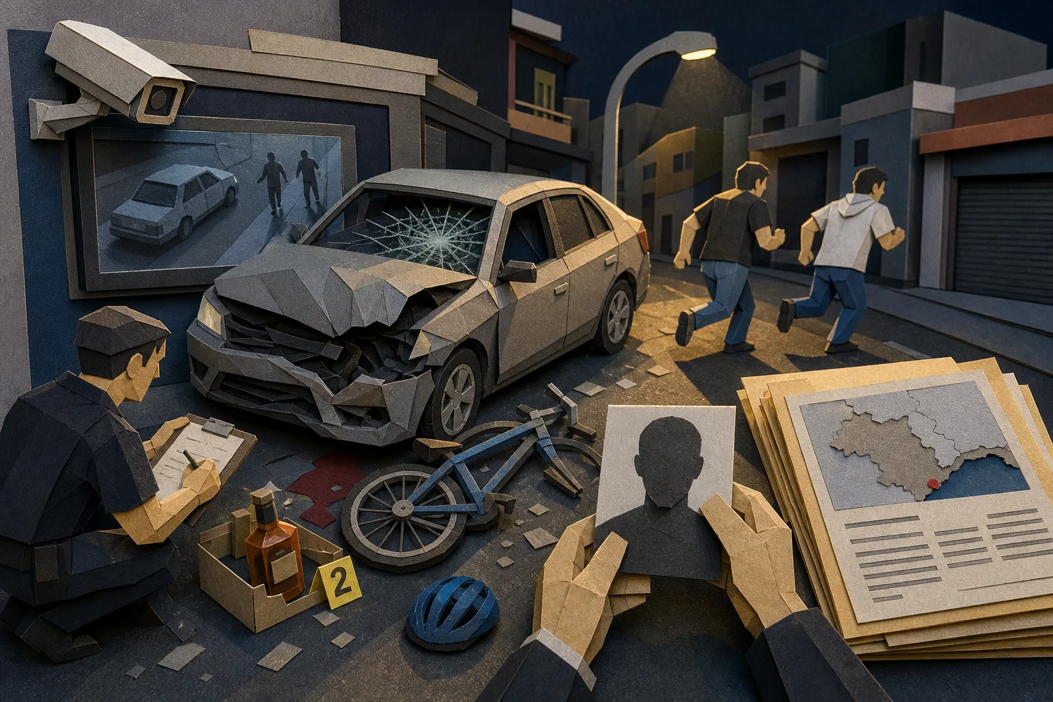 Polícia pede prisão de condutor após atropelamento fatal de ciclista em São Vicente