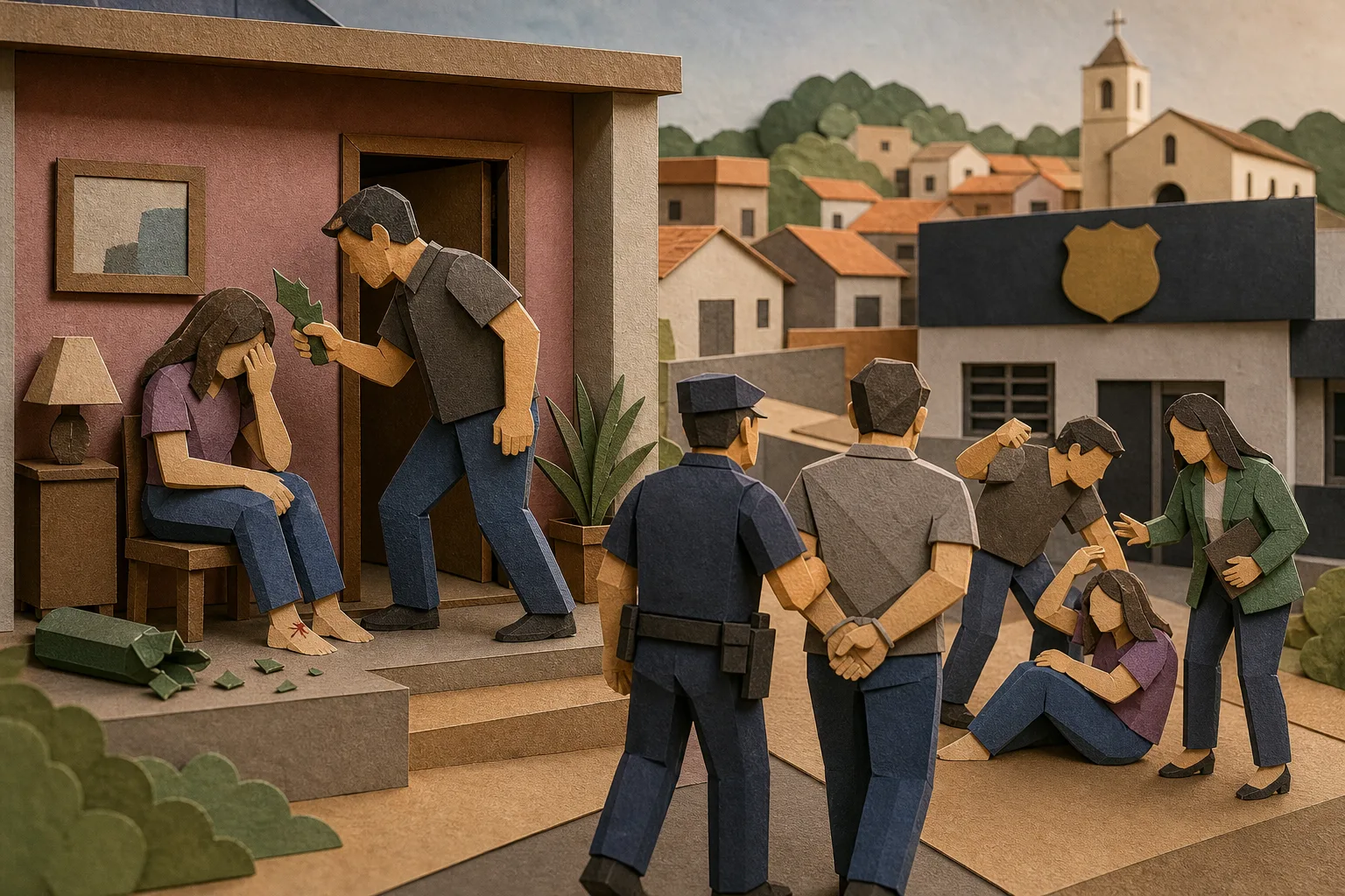 Polícia prende dois homens por violência doméstica na região de Botucatu