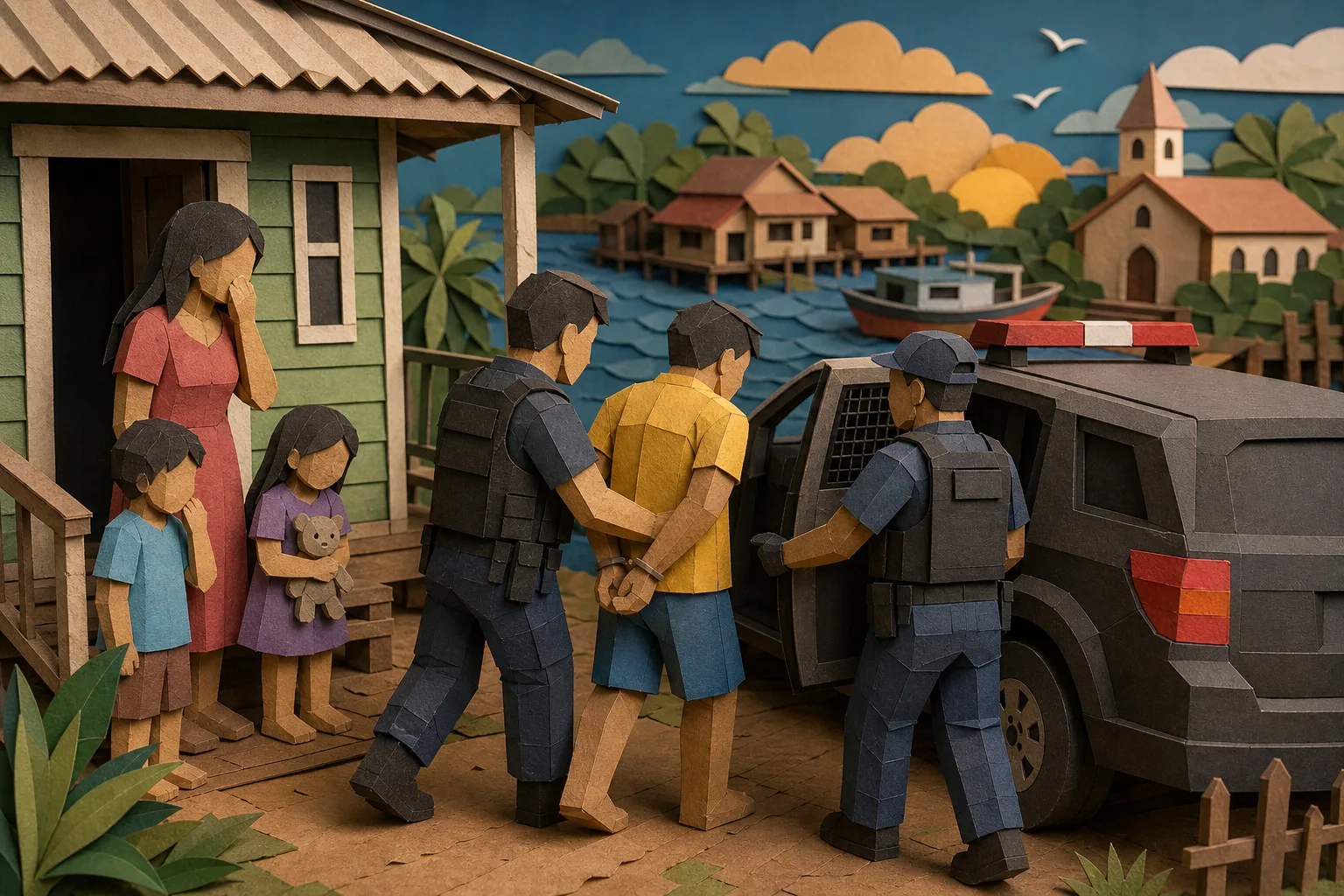 Polícia prende homem suspeito de agredir a companheira na frente dos filhos no Pará