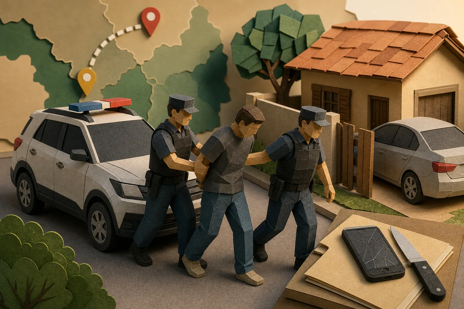 Polícia prende no interior paulista suspeito de manter três mulheres reféns no Paraná