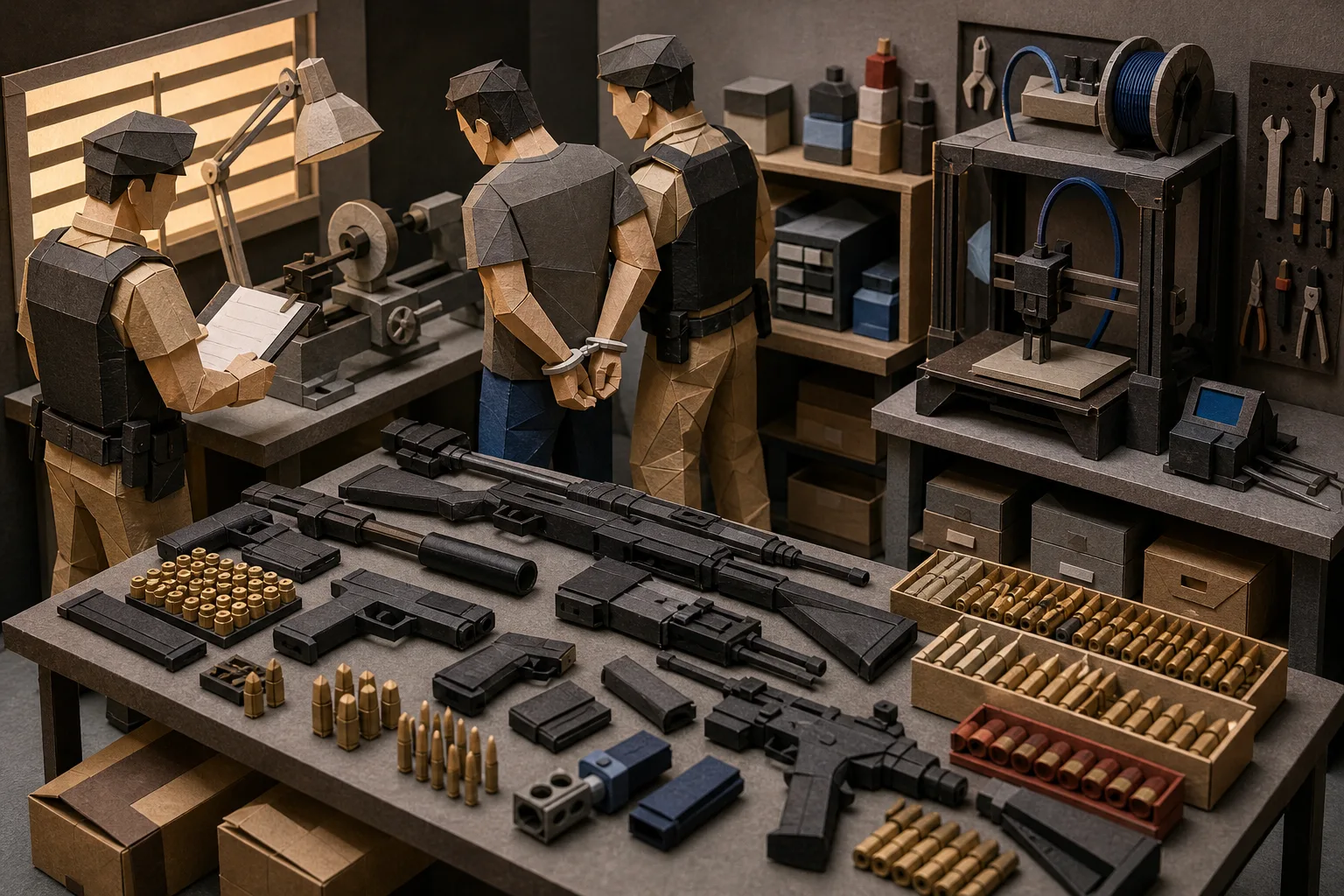 Polícia prende suspeito de fabricar armamentos com impressora 3D em Minas Gerais