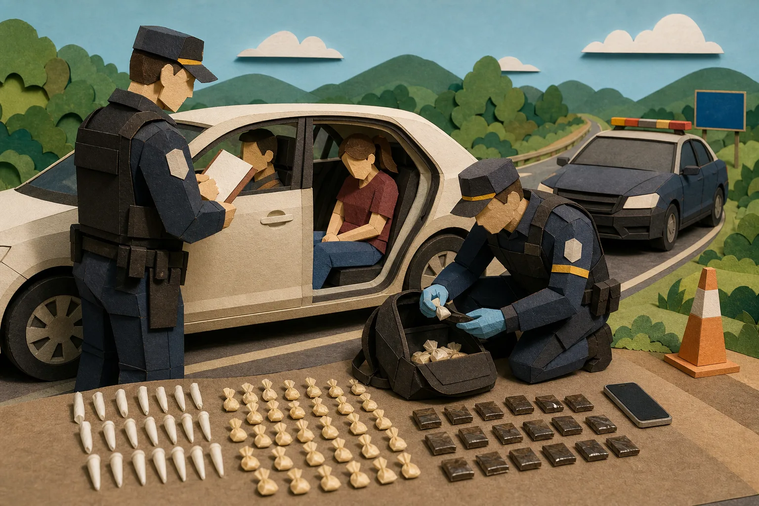 Polícia Rodoviária flagra passageira com carga de entorpecentes em rodovia de Piraí