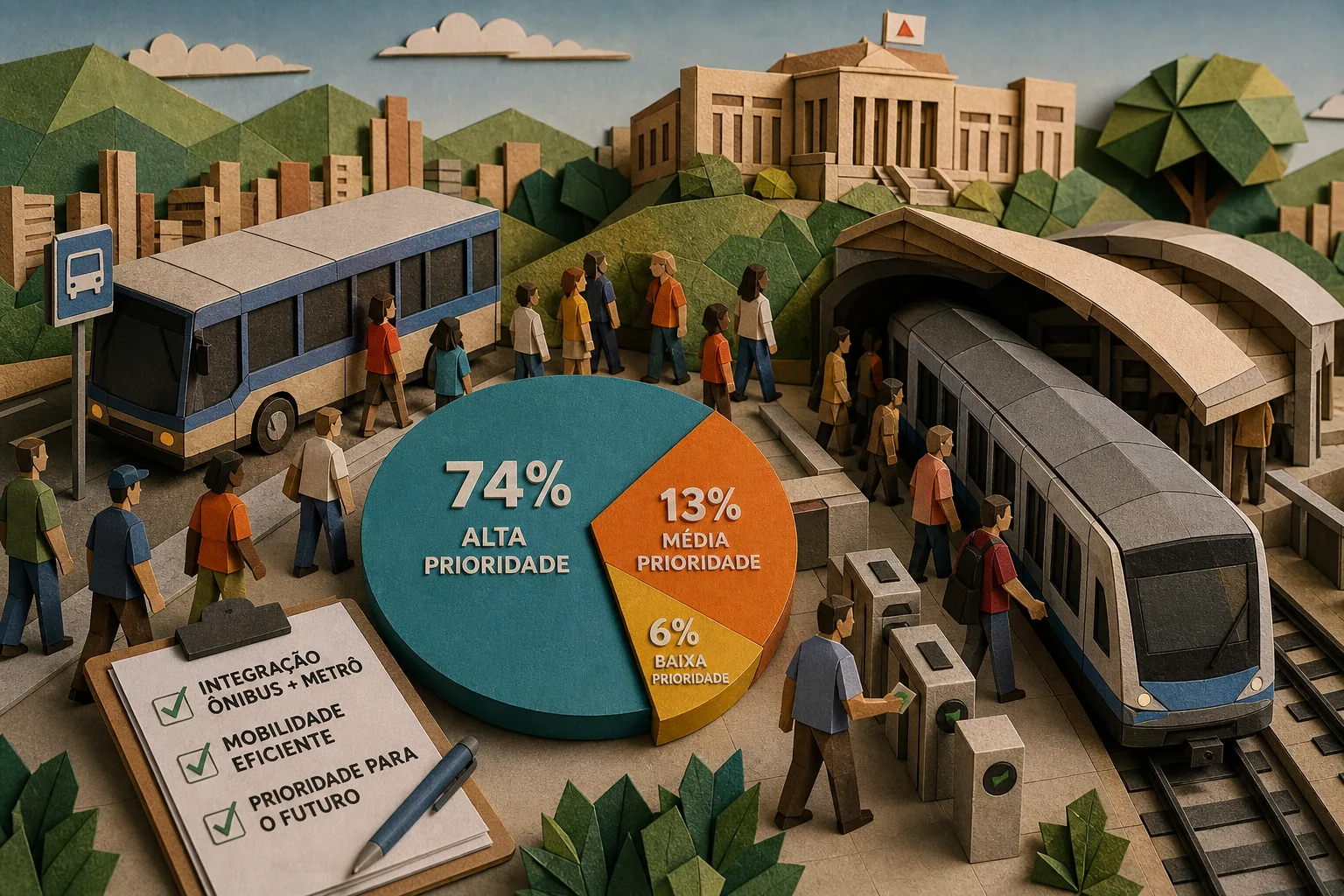 População de Minas Gerais cobra união de linhas de ônibus e metrô na próxima gestão
