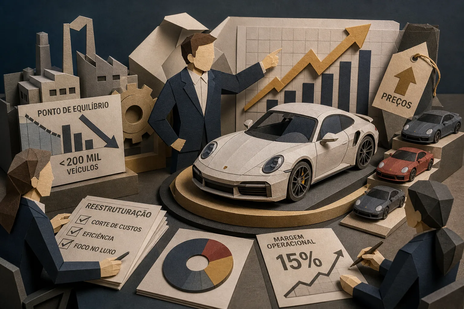 Porsche reestrutura operações e prioriza modelos de alto padrão para elevar ganhos