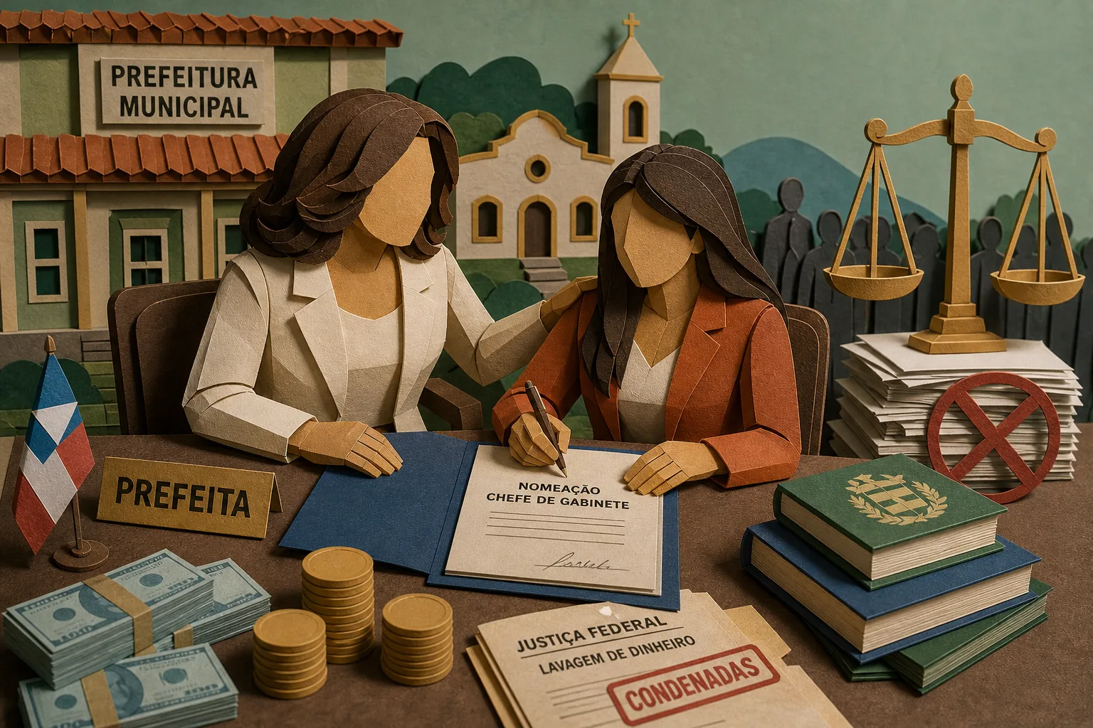 Prefeita de Cansanção escala filha para chefiar gabinete no interior da Bahia