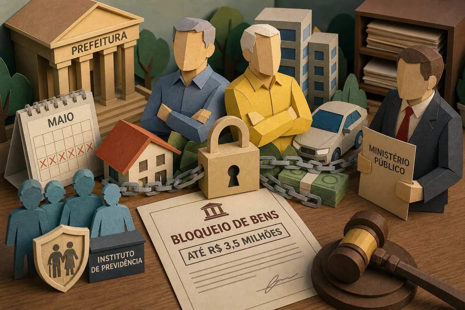 Prefeito e secretário de Taquaritinga sofrem retenção de R$ 3,5 milhões em bens